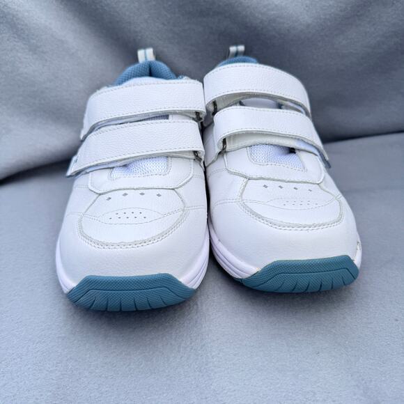 Orthofeet 652 Shoes Mens Size 8 6E XX-Wide White Leather Walking Sneakers - Picture 5 of 8